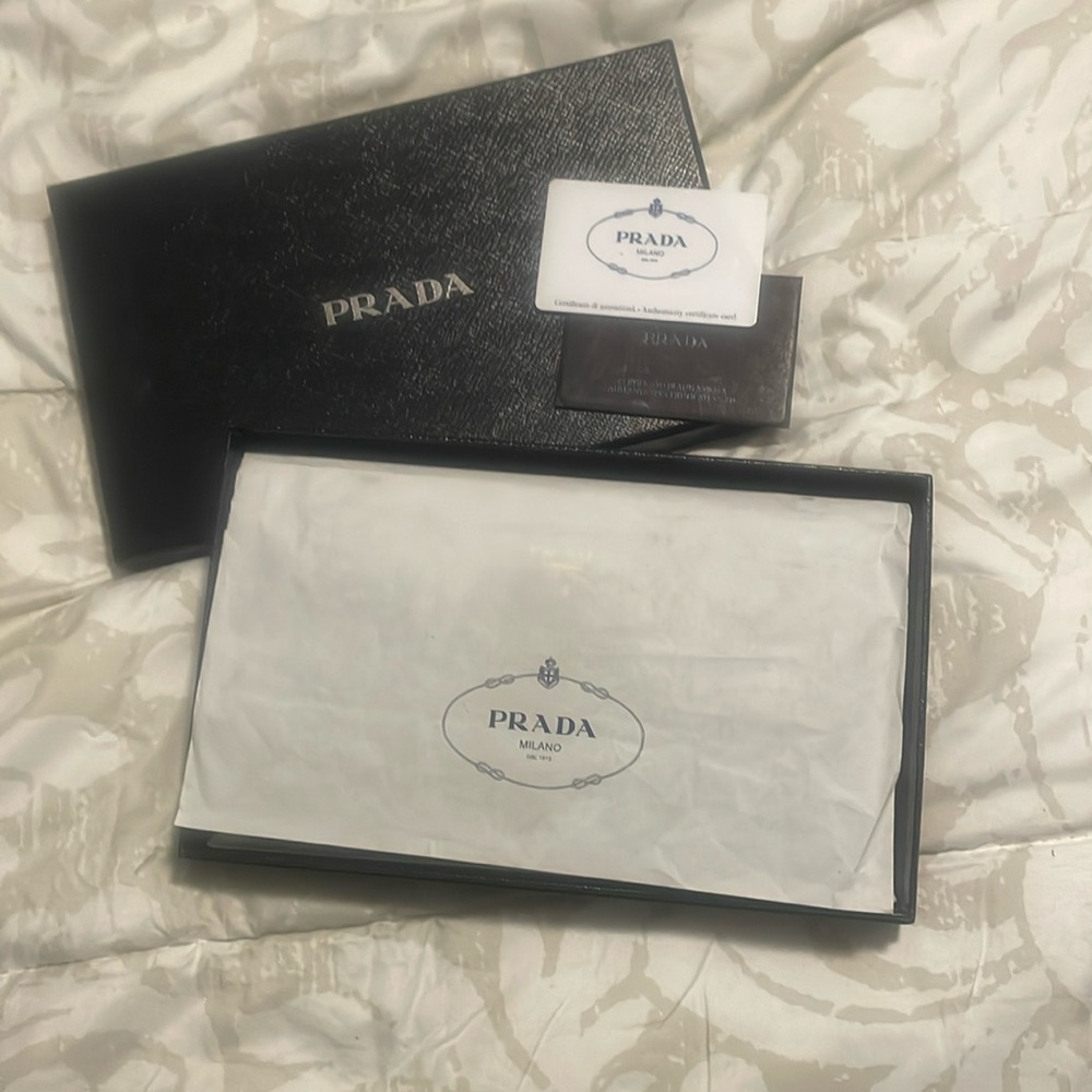 Prada Saffiano Leather Continental Wallet - Picture 3 of 16